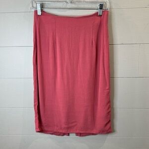 Reformation Pink Midi Skirt